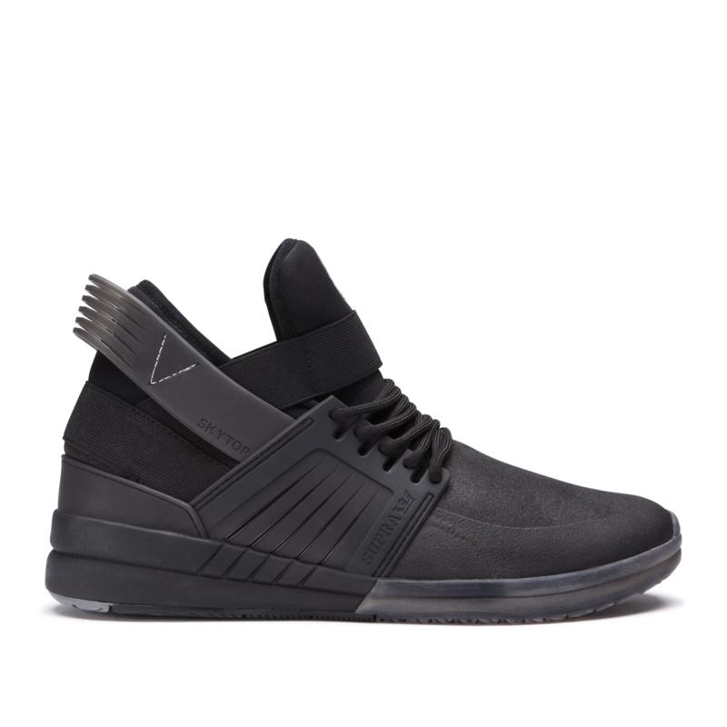 Buty Supra SKYTOP V - Sneakersy Wysokie Damskie - Czarne (YFIV-29610)